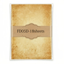 (18sheets) Vintage schrijfpapier afdrukbare piraat scroll brief uitnodiging patroon papier nostalgisch dubbelzijdig briefpapier sch