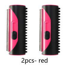 (Red, 2pcs) Dierenborstel, geschikt voor honden, katten en paarden, verzorging en ontwarring van huisdierenborstel -