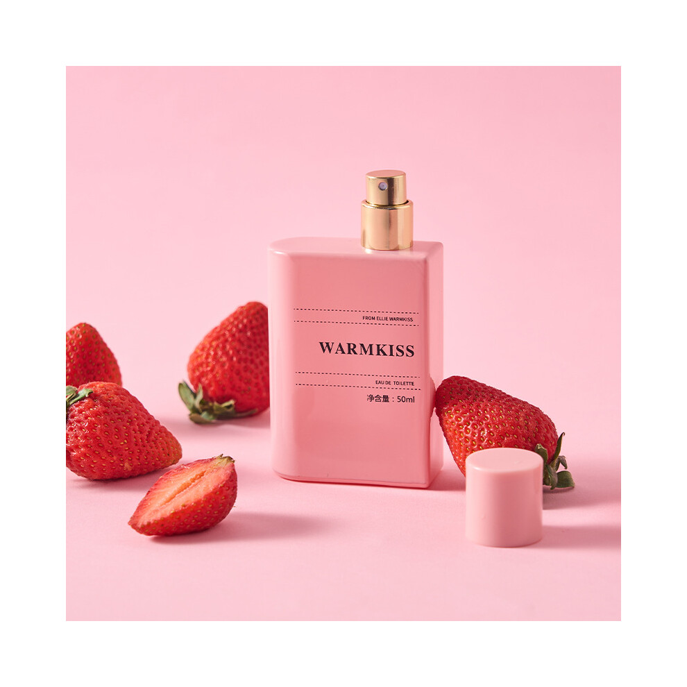 Warmkiss (Fruity Smoked Peach) Blossom Fruity Women Perfume, Long Lasting Strawberry Green Grape Light Scent