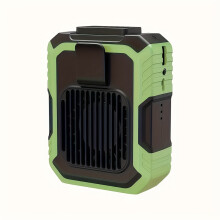 (Green) [Multi-function Electric Fan] USB Rechargeable Wall-mounted Fan | Three-speed Adjustable, Silent, Fast Cooling