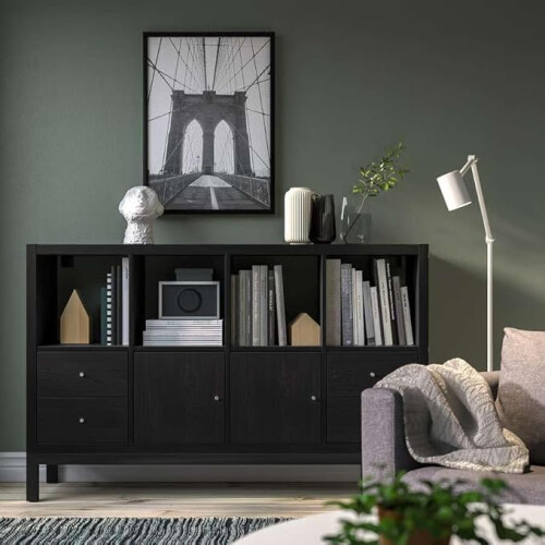 ikea  8-Cube Unit With Doors & 4 Drawers 147x94cm