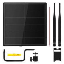 Selbstbau Eines 5-W-Solarpanels mit Antenne für das für RAK4631 SX1262 Solar Power Dev-Board, Kompatibel mit für LoRaWAN & Mesh/Meshcore 915 MHz