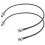 2Pcs Wireless Microphone Antenna Extension Cable 50cm with BNC Connector, for Rack Mount Systems 2