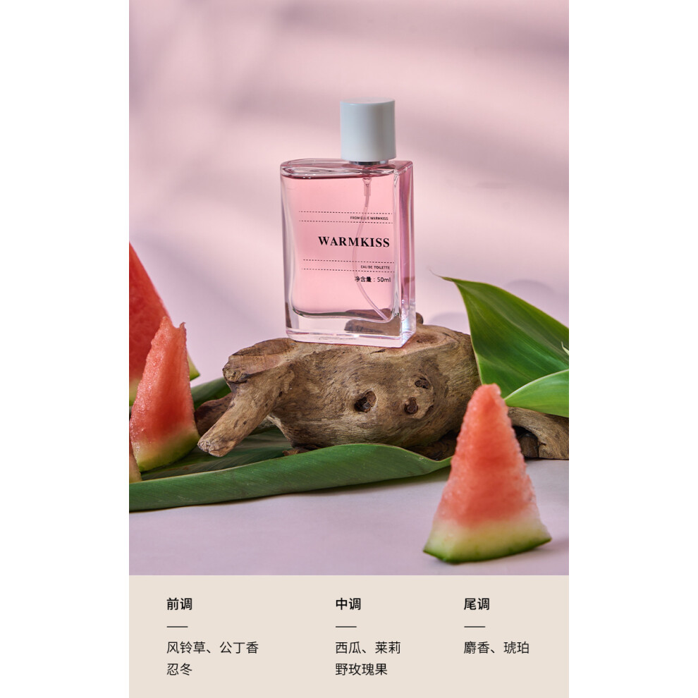 Warmkiss (Fruity Iced Watermelon) Blossom Fruity Women Perfume, Long Lasting Strawberry Green Grape Light Scent