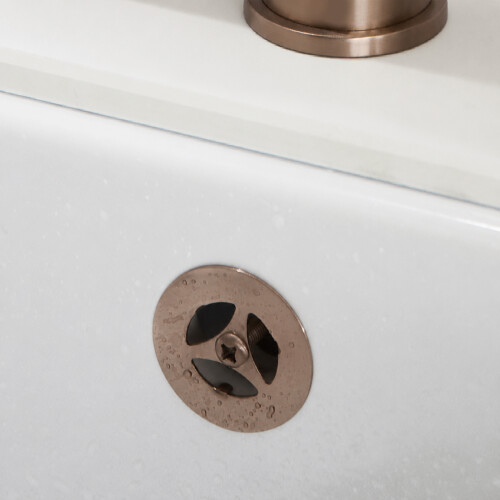 NES Home Nes Home Kitchen Basin Waste with Overflow - Bronze 1