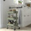 ikea RÅSKOG Grey-Green Storage Trolley 35x45x77cm 1