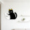 Vase Cats Wall Clock Decorative Clock Battery Operated Analog 8