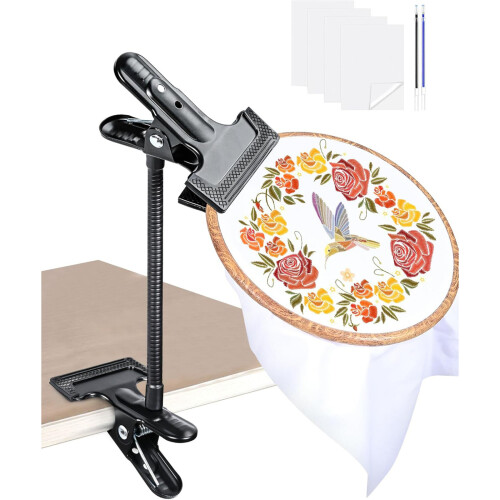 Metal Embroidery Holder With Rotating Base And Convenient-Black 1