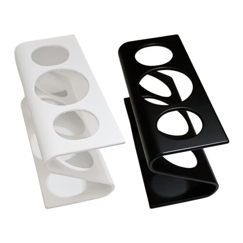3D Printed Bathroom Organizer with Triple Slots Mouth-White 1