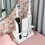 3D Printed Bathroom Organizer with Triple Slots Mouth-White 6