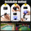 8 Piezas Luces Solares para Piscinas Elevadas con Estructura, Iluminación Exterior Colorida e Impermeable 6