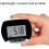 Pedômetro multifuncional com clipe para cinto e visor LCD para caminhadas e exercícios físicos. 2