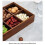 Elegant Partitioned Wooden Dry Food Box See-Rectangular handle 9
