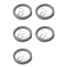 5X Rope Saw Portable Stainless Steel Wire Saw Manual Cutting Chain Camping Hiking Survive Woodworking Tools(9.8Feet)