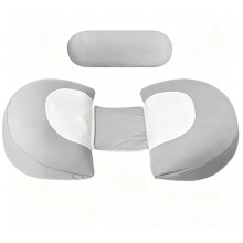 Pregnancy Pillows for Sleeping Memory Foam Maternity Pillow Support for Back Belly HIPS Adjustable Travel Wedge Pillow