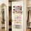 Moderne haaraccessoires display houten hangende plank met 2