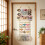 Moderne haaraccessoires display houten hangende plank met 5