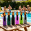 6X Square Designed Beer Bottle Covers For Camping Outings And 5