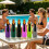 6X Square Designed Beer Bottle Covers For Camping Outings And 6