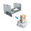 Durable Galvanized Steel 8 Unit Deck Post Support Featuring 8