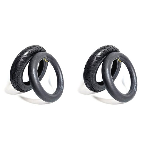 2X Pneu Maciço de 12 Polegadas (12 1/2 X 2 1/4 Polegadas - 62-203) para Bicicleta Elétrica e Scooter. Pneus Maciços para Scooter Elétrica (Pneu