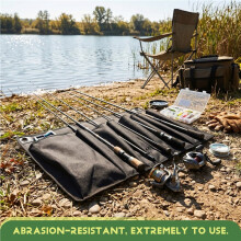Angelruten-Haltertasche, Angelruten-Haltertasche, Camping-Trolley-Wagen, Zwischen Den Beiden Löchern 54 cm