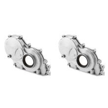 2X Aluminum Timing Gear Box Cover 11148512597 for F20 F22 F23 F30 F45 F55 2014-2021 Camshaft Timing Chain Cover