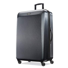 American Tourister Moonlight Hardside Expandable Luggage with Spinner Wheels, Anthracite, Checked-Large 28-Inch, American Tourister Moonlight Hardside