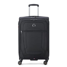 DELSEY PARIS Helium DLX Softside Expandable Luggage with Spinner Wheels, Black, Carry on 20 Inch, Helium DLX Softside Expandable Luggage with Spinner