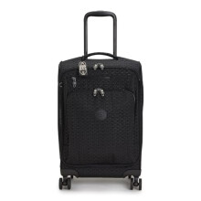 Kipling NEW YOURI SPIN S Small cabin size spinner, Carry On, Signature Emb (Black)