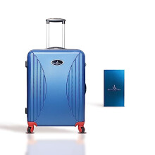 VK Vivien Kondor London (Cabin Suitcase + Power Bank Combo) Carry on Small Luggage Suitcase with 10000 mAh Slim Portable Charging Powerbank (Blue,