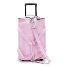 Kipling TEAGAN US Small wheeled duffle, Carry On, Blooming Pink (Pink)