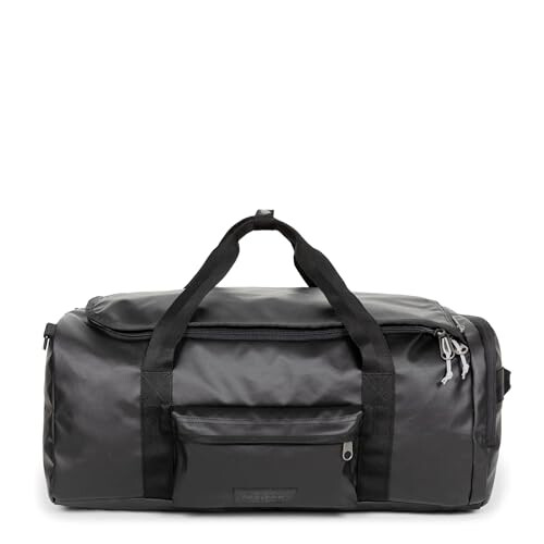Eastpak Eastpak Tarp Duffl'R Tarp Duffel Bag, Medium, Black, Black, Medium, Modern, blackone, Medium, comtemporary