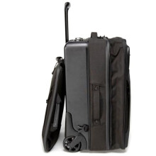 Taskin Aviator | Upright 2 Wheel Expandable Carry on Luggage | Carry On 22-Inch | Detachable Device Sleeve | Airline Approved Dimensions, Black,