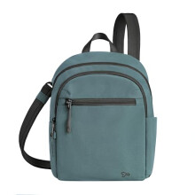 Travelon Unisex-Adult Anti-Theft The Voyages Tour Bag Crossbody, Slate Blue, 9.5" W x 12" H x 4" D