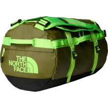 The North Face Men's Base Camp 50L Duffel, Forest Olive/Safety Gre