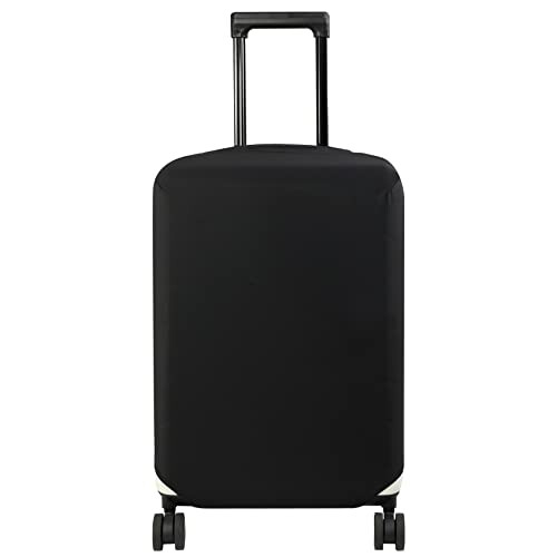 HYPER VENTURE Luggage Cover Suitcase Protetor, Black, M, Black