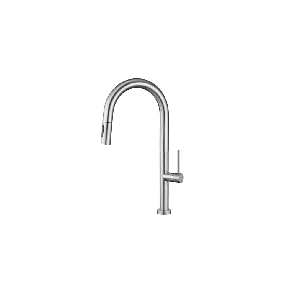 Photos - Tap YardMonet Kitchen , Kitchen Mixer s with Pull Out Sprayer, Swivel Spout Kitchens Sink Mixer  with 2 Modes Spray, Si