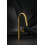 Riobel Ludik Mixer with Pull Down Spray Brushed Gold Kitchen Tap | 3