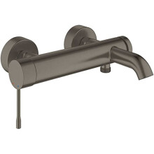 GROHE Essence Wall Mounted Exposed Bath Filler (Metal Lever, 35 mm Ceramic Cartridge, Automatic Bath/Shower Diverter, Protected Against Backflow, Min