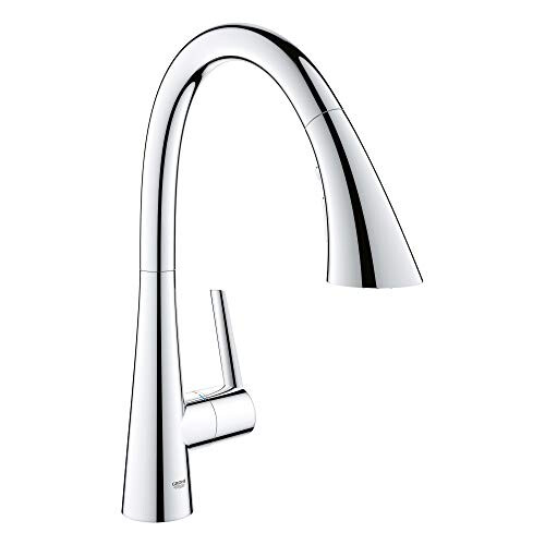 Grohe GROHE 32298003 Zedra Pull-Down Kitchen Faucet with Sprayer Chrome