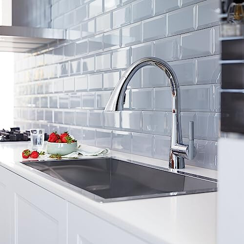 Grohe GROHE 32298003 Zedra Pull-Down Kitchen Faucet with Sprayer Chrome 1