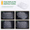 2X 360 Rotating Lazy Susans for Refrigerator Rectangular Fridge Organizer Cabinet Tray Refrigerator Organizers 1