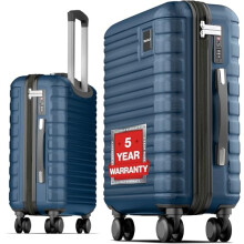 Travely Polycarbonate Cabin Suitcase 55x40x20cm - 20 Inch Suitable for Ryanair - 36L Including TSA Lock - Carry on - 10kg Suitcase, Cabin case,