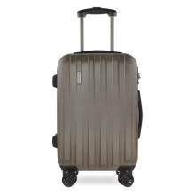 Bugatti Lima 4-Wheel Hard Case (S,M,L) and Suitcase Set with TSA Combination Lock, bronze, S, Suitcase