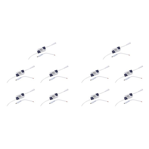 10X Konstant Transformator 3W LED Driver Treiber Netzteil Trafo DC9-12V Langlebig