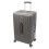 SKYFLITE Modern Large Trunk, 76cm, ABS Hardshell, Silver/Charcoal, TSA Lock, 90L Capacity (Charcoal) 1