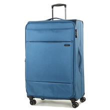 Rock 55cm Deluxe-Lite Super Lightweight 8 Wheel Spinner Luggage Teal Small