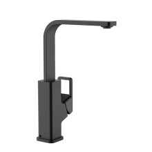 Bristan Spruce Kitchen Tap - Swivel spout, eco Start, Single Lever EasyFit Black Kitchen Sink tap, SPR EFSNK BLK