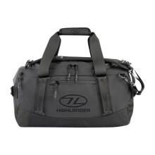 Highlander Hauler 30L Duffel Bag Black – Heavy-Duty Water-Resistant Camping, Travel & Gym Holdall